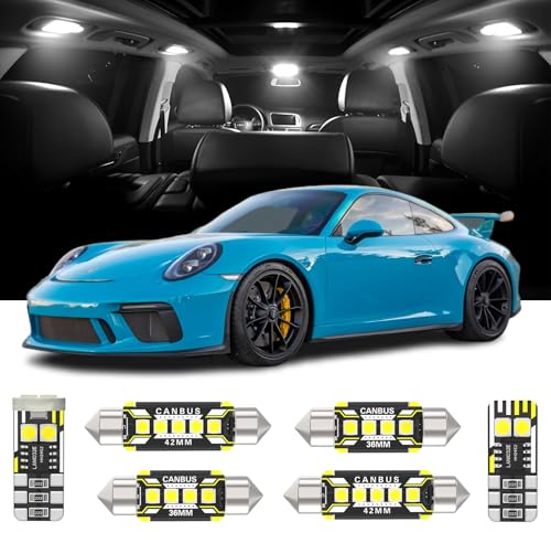 Luces LED interiores para Porsche 981 Boxster 2012-2016 miniatura 1