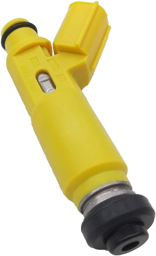 JESBEN 23209-28050 FJ639 4pcs Set Fuel Injectors 12 Holes Nozzles with O-Rings Replacement for 2001-2003 Toyota RAV4 2.0L 23250-28050