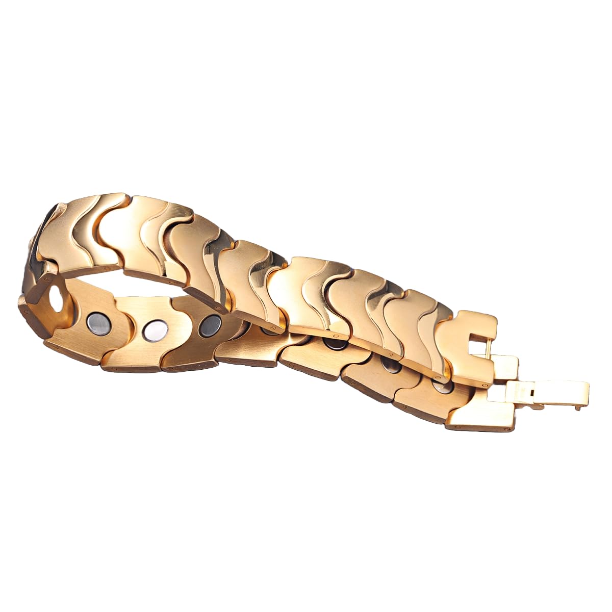 Charismatic Classic Magnetic Bracelet for Men 316L pure Stainless Steel Classic 4 Elements Magnet Energy Bracelets, Ultra Strength 3500 Gauss Magnets Jewellry Gifts (Classic Gold) (B0CMXCF1NW) Amazon Price History, Amazon Price Tracker