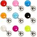 9 Surgical Steel Cartilage Earring with UV Ball