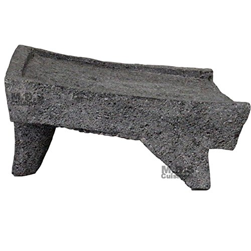 Metate Mortar & Pestle 12" Molcajete Lavastone Aztec Mayan Toltec Volcanic Rock Ancient Traditional Pre-Hispanic Antique Grinding Stone Metlapil Mano … #TOP2