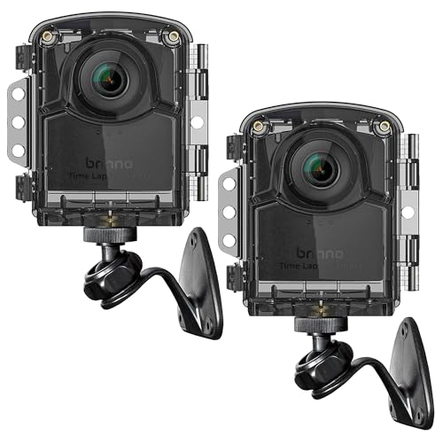 Image of Brinno 2-Pack TLC2020 Outdoor Time Lapse Bundle with: Full HD Camera, IP67 Waterproof Housing (ATH1000), Secure Mount (AWM1000) - HDR - 99 Day Battery - Flexible Schedule - Easy Setup & Operation