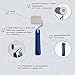 A.S. Création Wallpaper Tools - soft PU Foam Wallpaper Smoothing Roller - 1.77 (width) smoothing roller for quick removal of bubbles and wrinkles during wallpapering