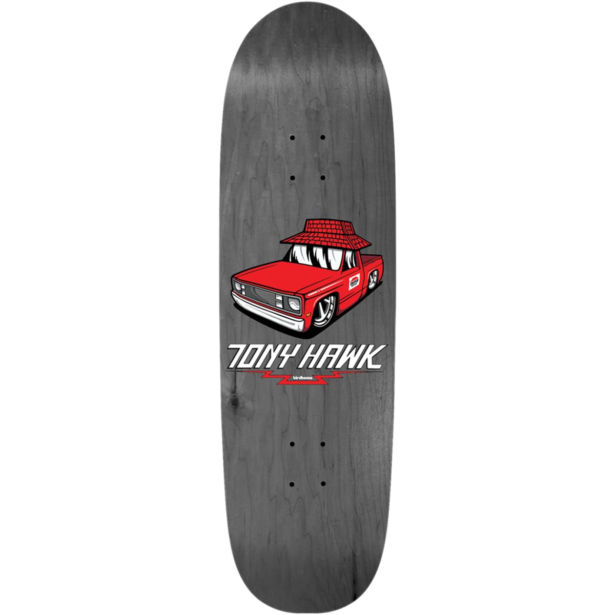 BirdhouseHawk Hut Shaped Skateboard Deck -8.75x31.75 - Assembled AS Complete Skateboards