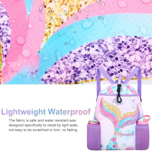RHCPFOVR Mermaid Swim Bag for Kids