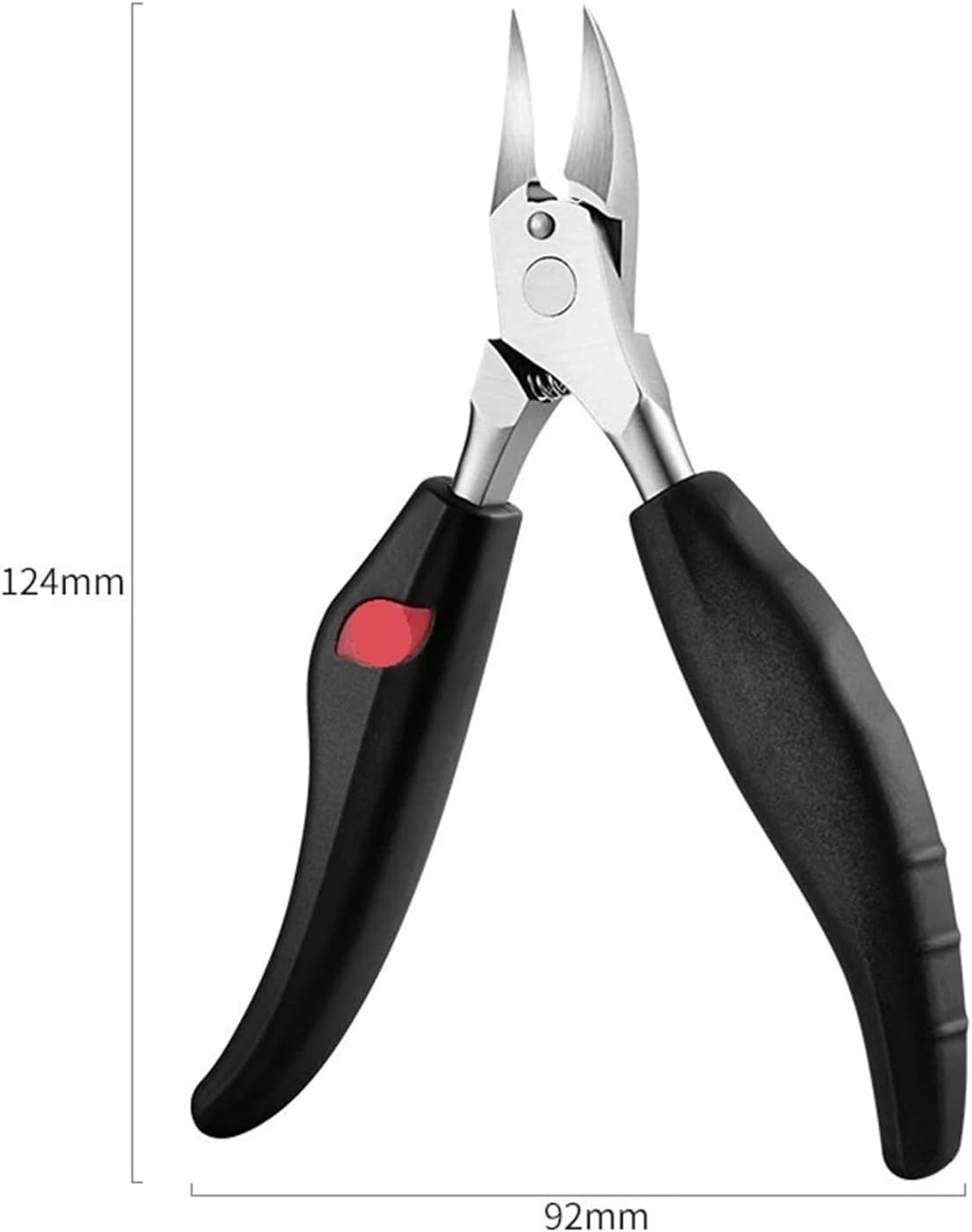 Stainless Steel Cuticle Nippers Scissor Cutter Dead Skin Remover Clipper Trimmer Acrylic Manicure Pedicure Nail Art Care Tools(Black)