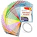 Pocket Pro 33 Dry Erase Pockets | Clear Plastic Reusable Sleeves | Multi-Colored Sheets | 10 x 14 inches | Teacher Supplies for Classroom Organization 33 Pack