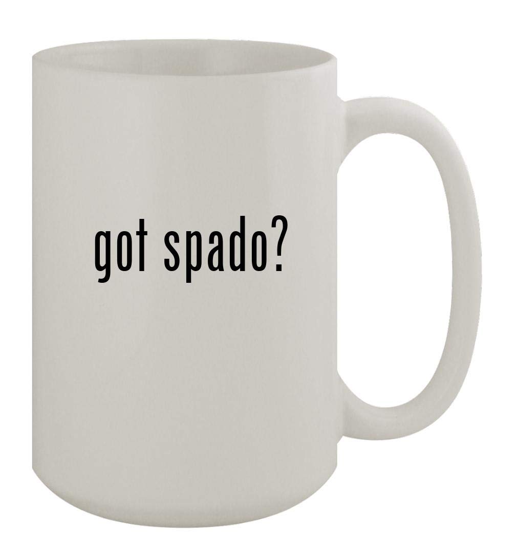 got spado? - 15oz Ceramic White Coffee Mug, White