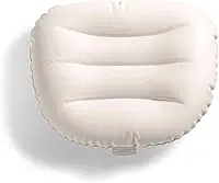 Intex Fácil de instalar, ajustável e inflável para spa acolchoado com suporte de cabeça e pescoço para piscina, gramado e spa, branco