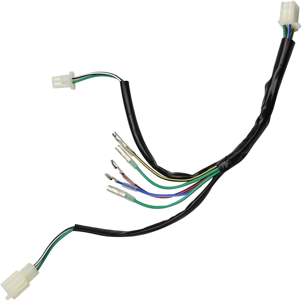 LAXEEM Wire Harness Wiring Loom CDI Ignition Coil Spark Plug Rebuild Kit for 50cc 70cc 90cc 110cc 125cc Stator CDI Coil ATV Quad Bike Buggy Go Kart