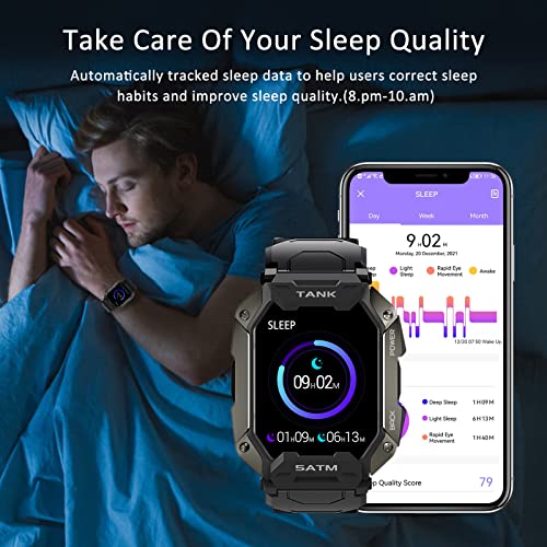 Outdoor-Uhr Kospet Tank Smartwatch mit 1,72 Zoll Display