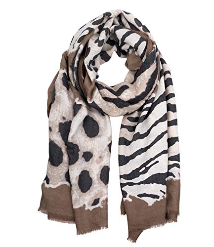 Preisvergleich Produktbild SIX Schal im Zebra-Look mit kurzen Fransen (705-783)