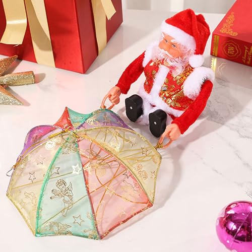 Jouet de Noël électrique Père Noël parachute idée cadeau enfant - 7
