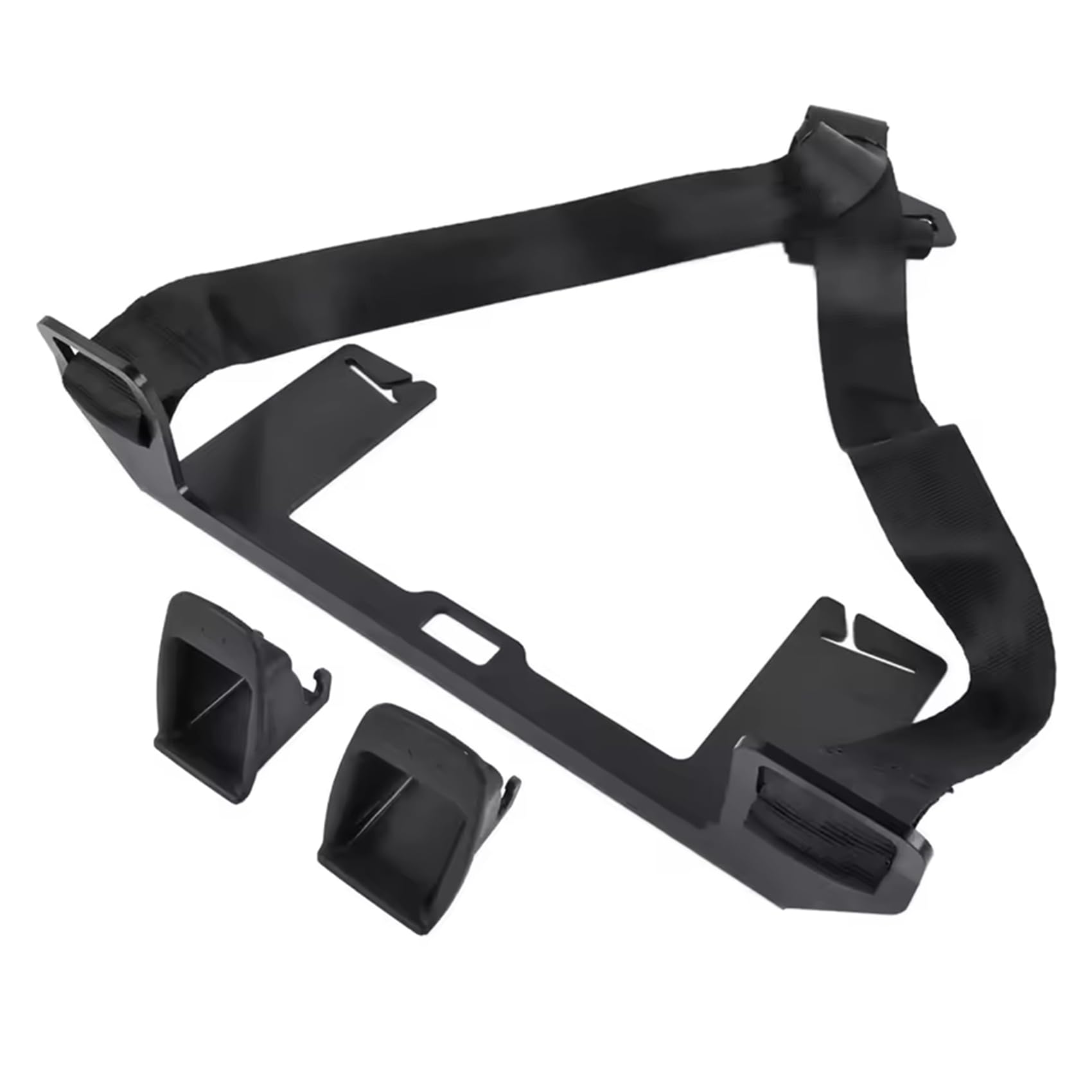 2X Support de Fixation en Acier pour Ceinture de Sécurité de Voiture, Connecteur de Verrouillage pour Siège de Sécurité Enfant pour ISOFIX