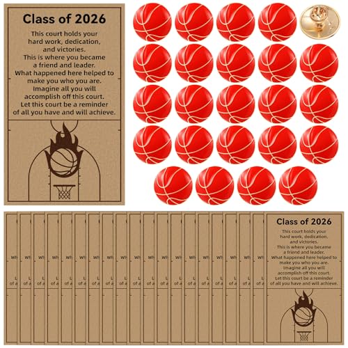 Cadeau de remise de diplôme classe de 2026 lot de 24 broches Yinkin inspirantes
