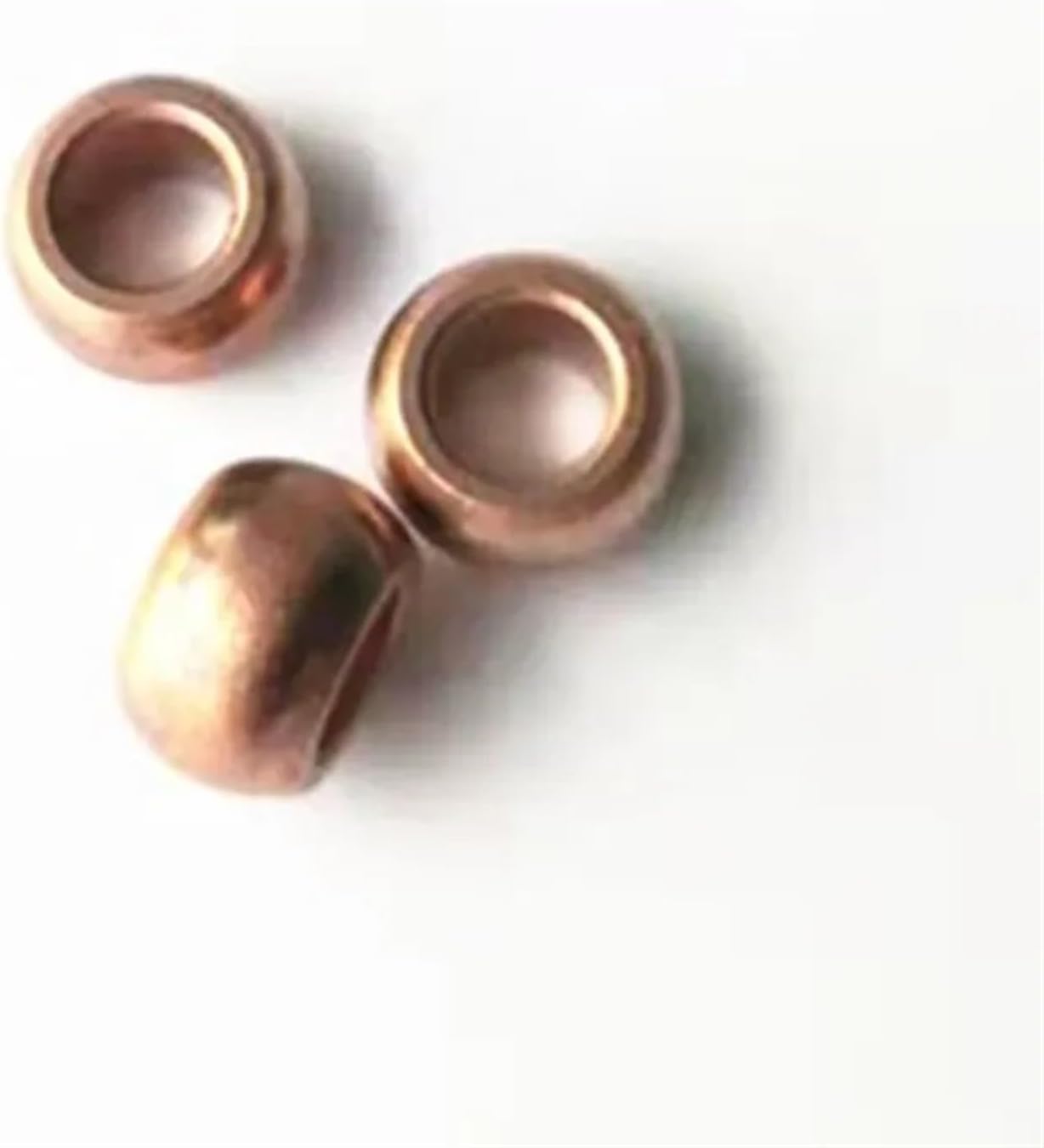 10pcs Ball Bearing Inner Diameter 6mm Ball Diameter 11mm Height 7mm Iron Copper Base Powder Metallurgic Copper Sleeve