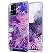 Cadorabo Custodia compatibile con Samsung Galaxy S20 PLUS in Marmo Rosa Viola No. 19 - Morbida Cover Protettiva Sottile di Silicone TPU con Motivo Mosaico - Ultra Slim Case Antiurto Back Bumper Guscio