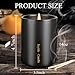 Joyido 14OZ Oud & Sandalwood Scented Candle - Aromatherapy Candles with Lid - Soy Candles for Home Scented - Luxury Ceramic Jar Candles for Bedroom Kitchen Home Decor, Housewarming Party (Black)