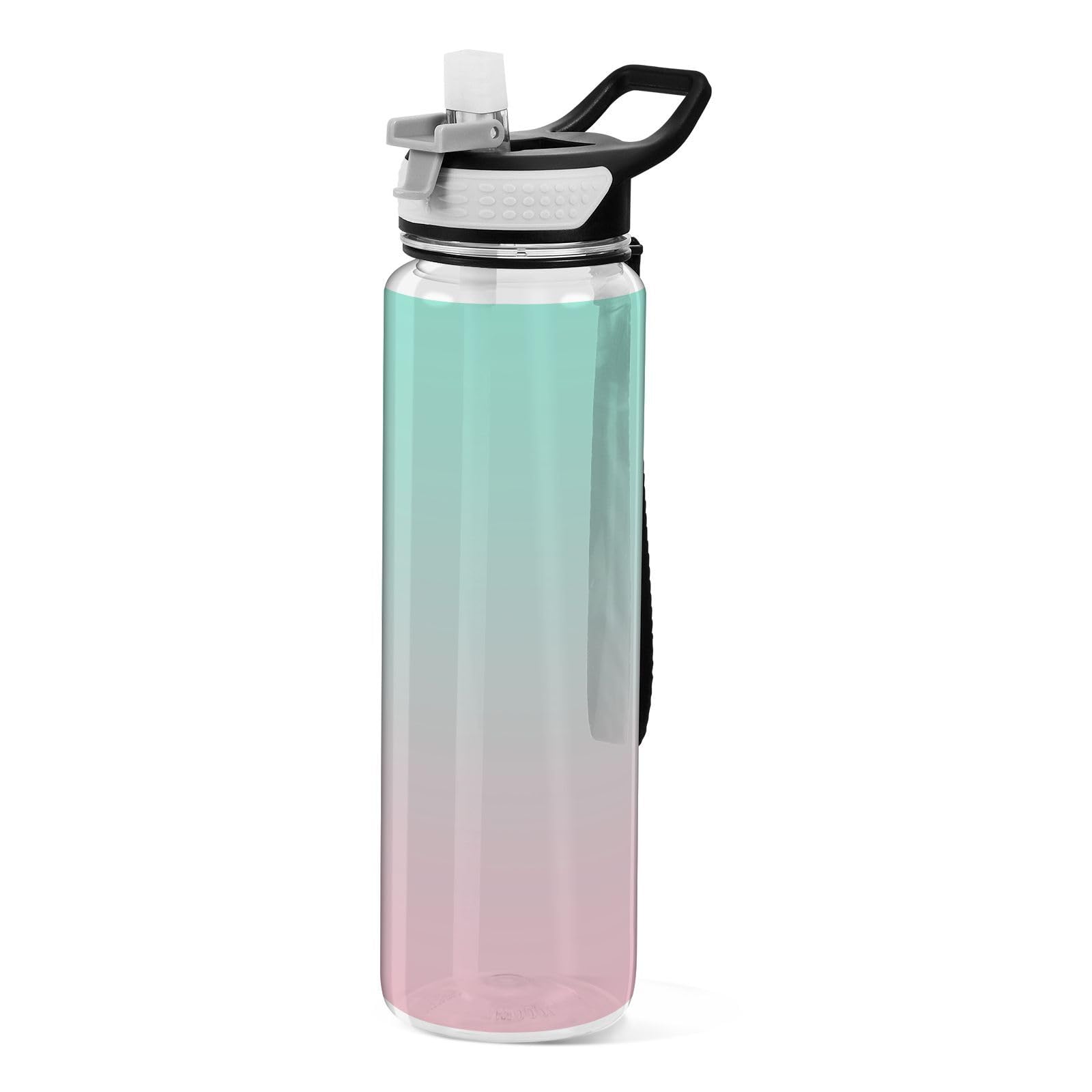 Amazon.com: MCHIVER Pink Green Gradient Water Bottle with