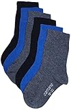 sockengröße jungen 5 jahre Basic-Junior-Socken in mittlerer Höhe mit eingearbeitetem Logo plus Größe auf der Fußsohle. Der weiche Bund und die verstärkten Belastungszonen bieten optimalen Halt und sorgen für lange Haltbarkeit.