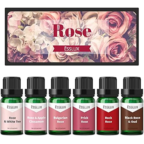 ESSLUX Rose Fragrance Oil Set for Home Fragrance and DIY Projects Cover