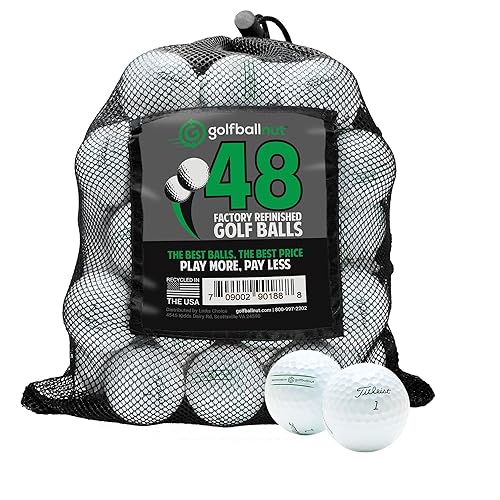 GolfBall Nut – 48 Factory Refinished Used Golf Balls for