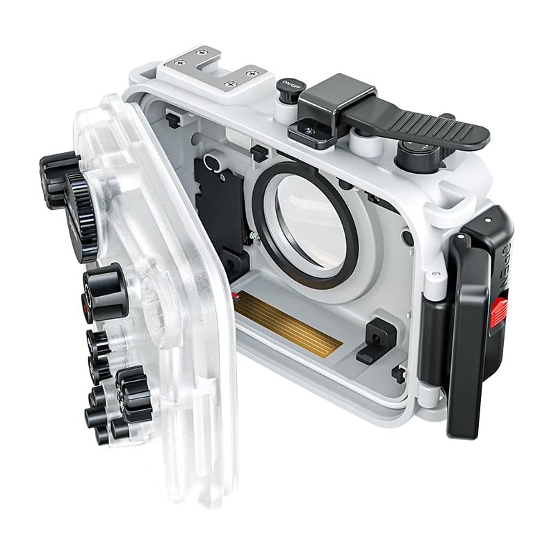 Amazon | Seafrogs 防水ケース Olympus TG-6用 水中カメラハウジング