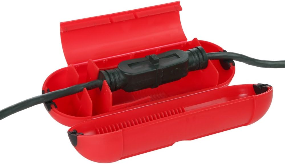 Westinghouse EZ Protect Outdoor Power Cord Protection Connector Box, Red Electronics