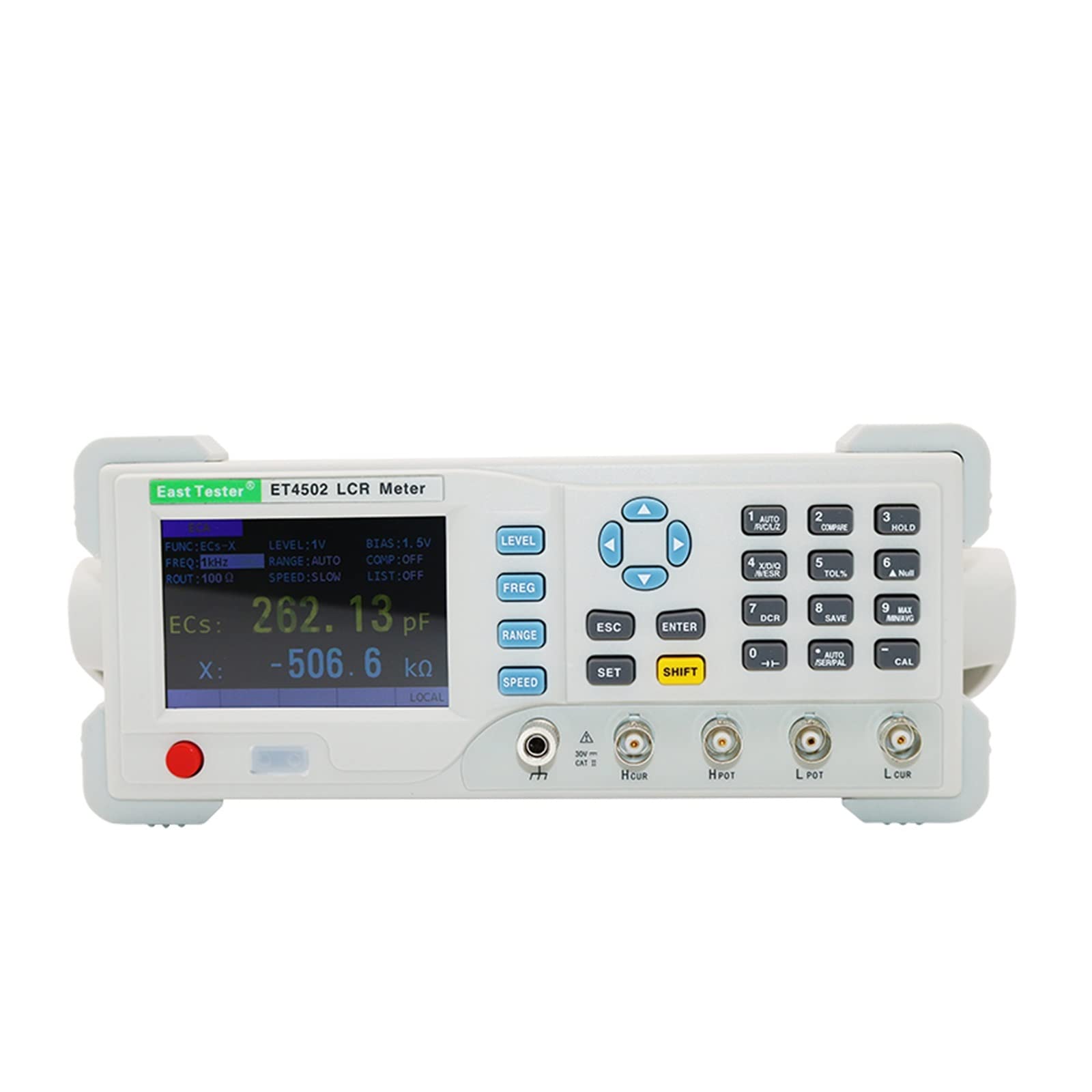 Generatore di Segnale Bridge LCR digitale desktop serie ET45 (ET4501/ET4502/ET4510) Misuratore di induttanza resistenza capacità da banco con schermo LCD TFT 3,5"(ET4510)