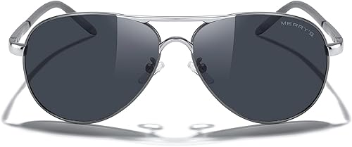 Miniatura 8 de MERRYS UV400 S8513 gafas de sol polarizadas para conducir marco irrompible para hombre Black, Negro y negro, Azul espejo, Marrón, Gold&amp;black, Gray,