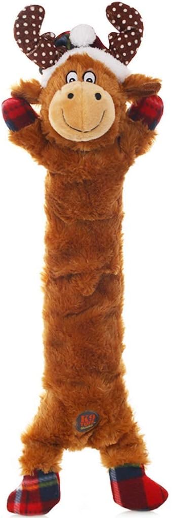 Large Plush Dog Toy with Extra Long Body with Squeakers HV-63 (A)