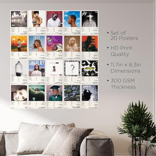 Image of Wallgasm Anime Art Prints Bundle: Dragon Ball Z, Naruto, Death Note, One Piece, and More - Set of 54, 4 x 6 Inches Posters (Hip Hop)