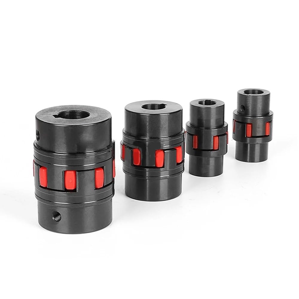 1 stück 45 Stahl Plum Flexible Kupplung D54 L78 Jaw Spider Kupplung Bohrung 20mm bis 32mm Stern Typ Elastische Motor welle Kupplung(14X14mm)