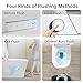EPLO Smart Bidet Toilet Auto Open/Close,Heated Seat,Warm Water,Auto Flush,Nightlight,Modern Electric Elongated Toilet with Bidet Built in,Tankless One Piece Toilet for Bathrooms G18