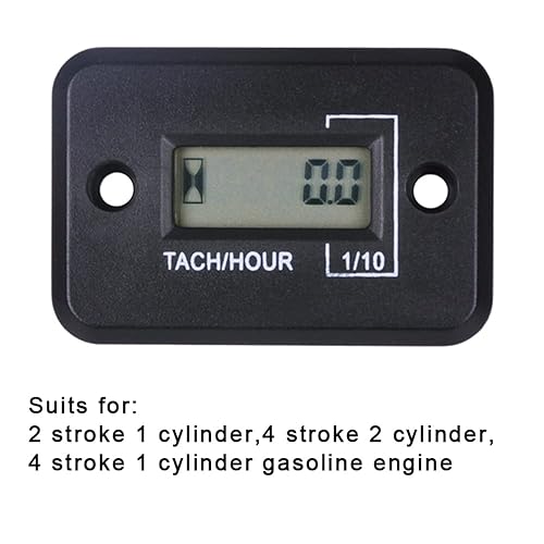 Miniatura 5 de Medidor digital de RPM tacómetro tacómetro utilizado para motores de gasolina pequeños, motosierra, cortacésped, generador de motocicleta, ATV,