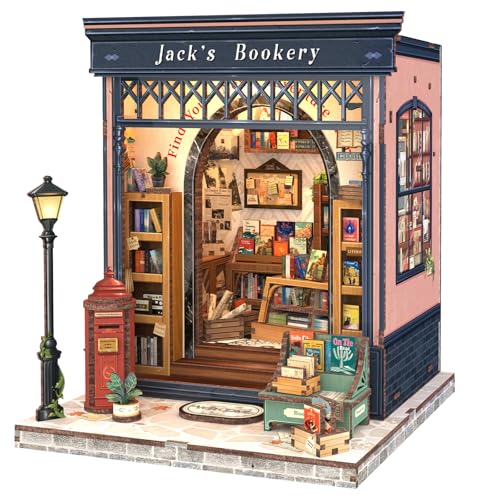 Fsolis Book Nook Kit: DIY Miniature House Puzzle