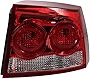 Evan-Fischer Tail Light Assembly Compatible with 2009-2010 Dodge Charger Passenger Side