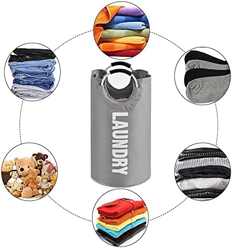 Rainberg® Large Collapsible Washing Laundry Basket Bag 82L Capacity | Ideal for Home, Bathroom, Commercial, Utility |