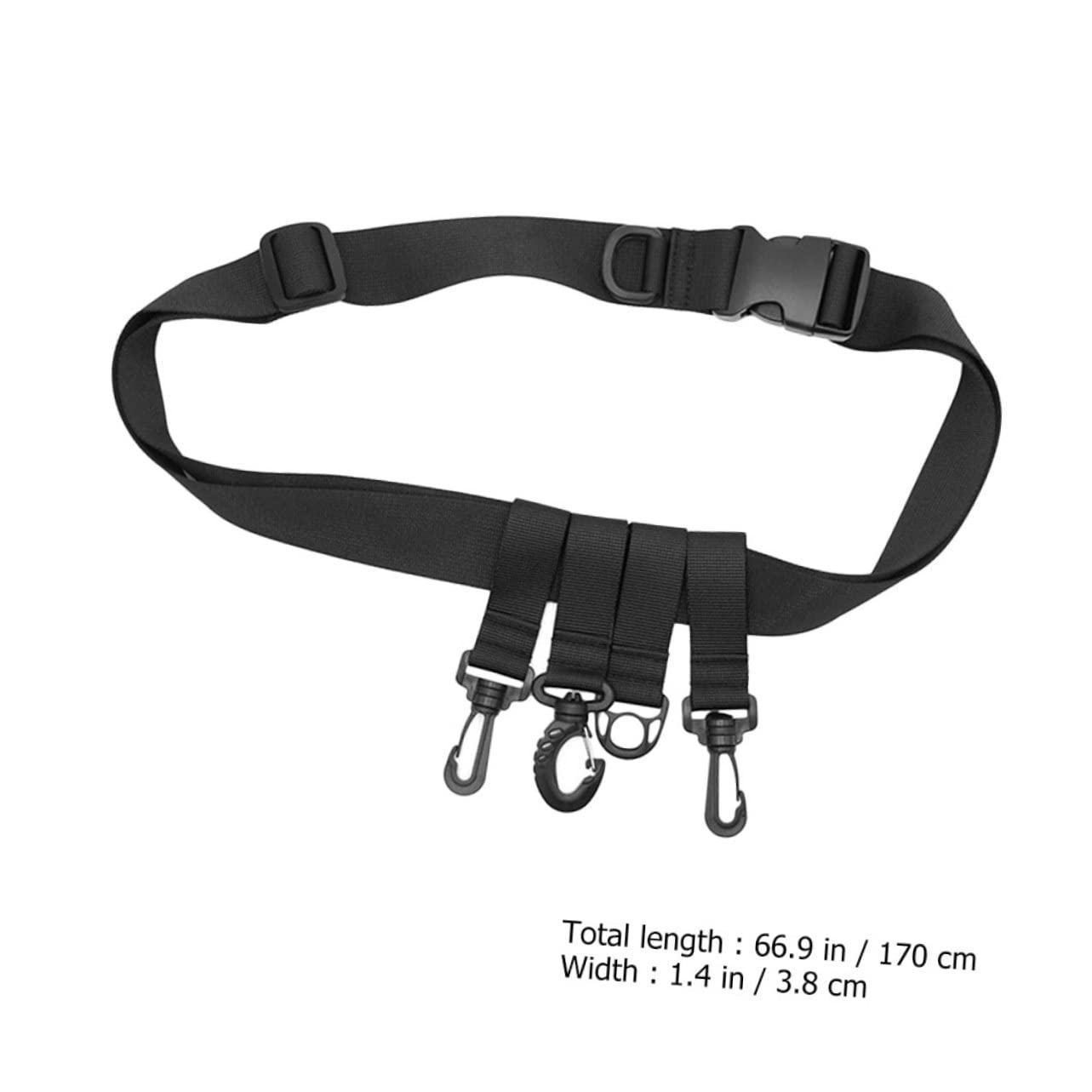 Toddmomy Fishing Belt Men's Wading Belt Freshwater Fishing Tackle Lightweight Waist Support Strap