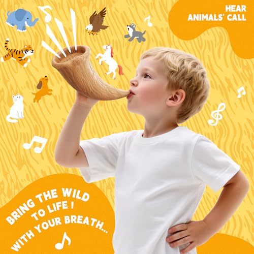 Animal Caller for Kids, Blow-Activated Noisemaker Toy with Voice Recorder - image 4