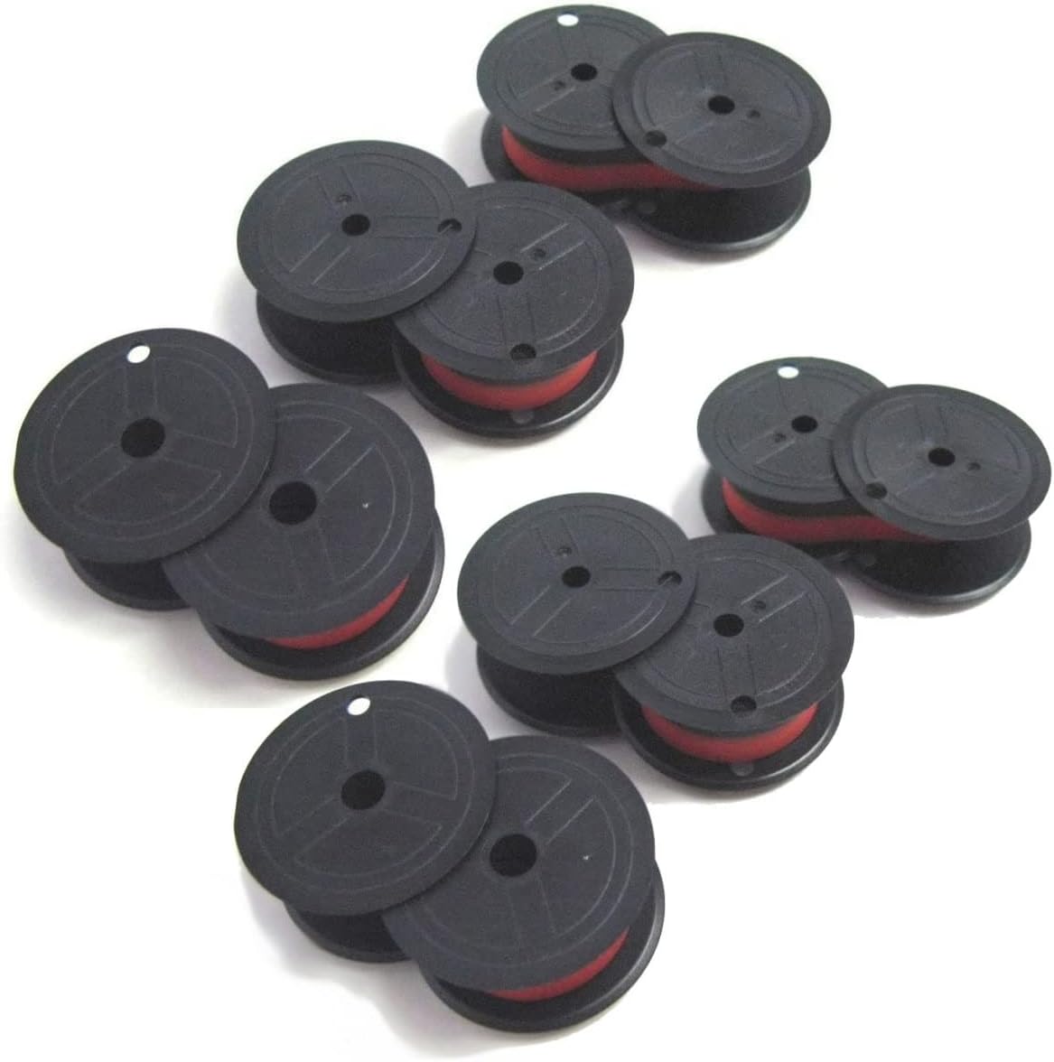 Ministry of Warehouse 6 Calculator Ribbons Replacement For Canon MP11DX Canon MP-11DX Black Red