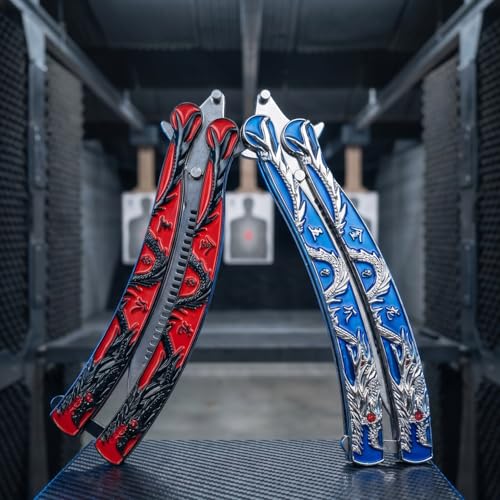 Peine Curvado Dragon Rojo Metal Ligero 2 Unidades miniatura 5