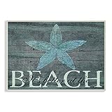 The Stupell Home Decor Collection It's Better at the Beach Starfish Rectangle Wall Plaque