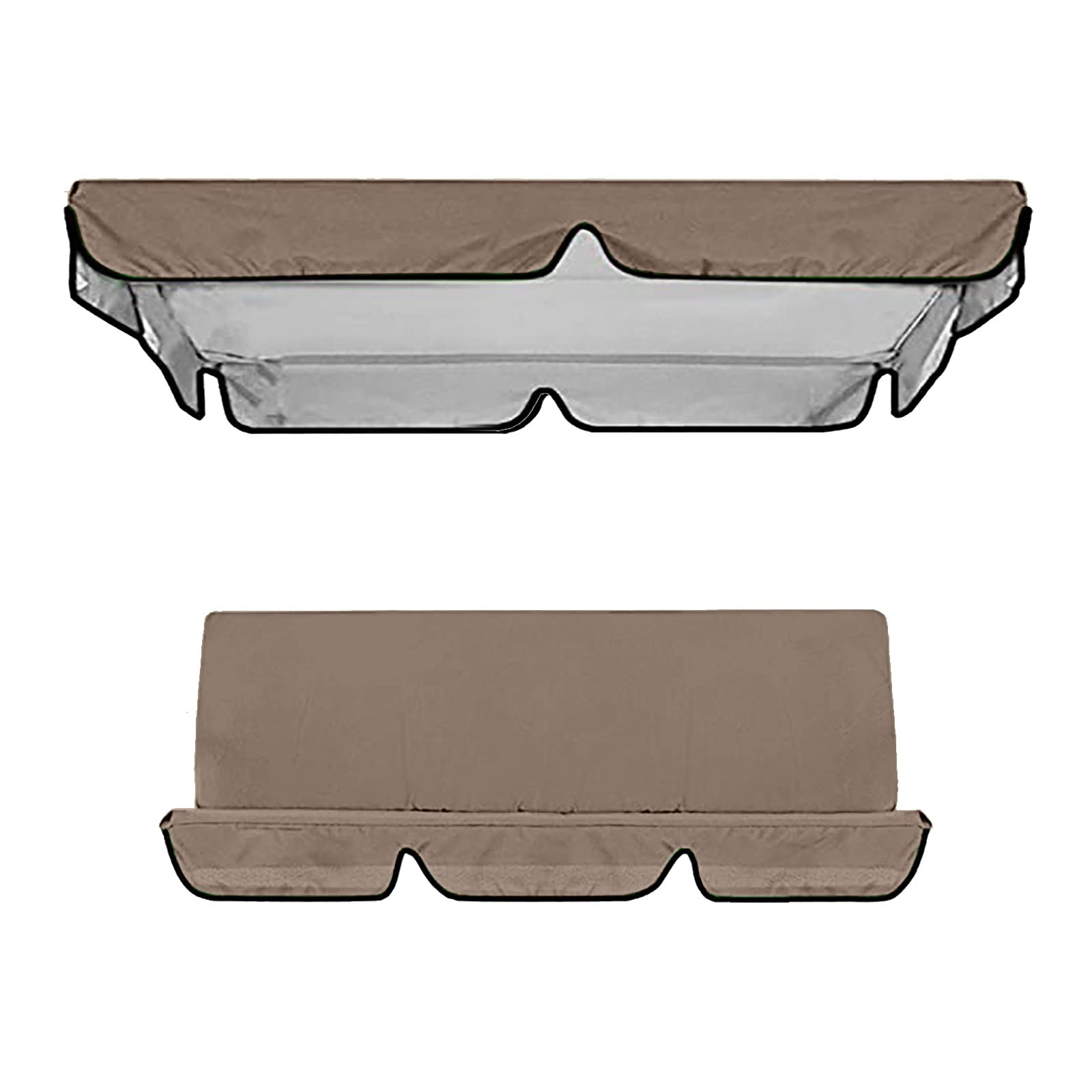 Buy Patio Swing Canopy Replacement Cover Set 2 or 3 Seats Swing Canopy