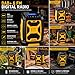 UEME 5W DAB/DAB+ FM Cordless Work Site Radio, Bluetooth, USB Rechargeable, Yellow/Black