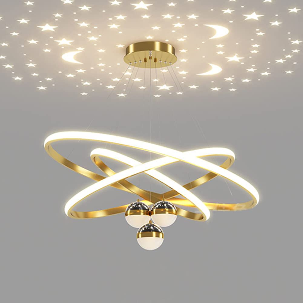 Lustre LED moderne à hauteur réglable pour éclairer parfaitement une table de salle à manger