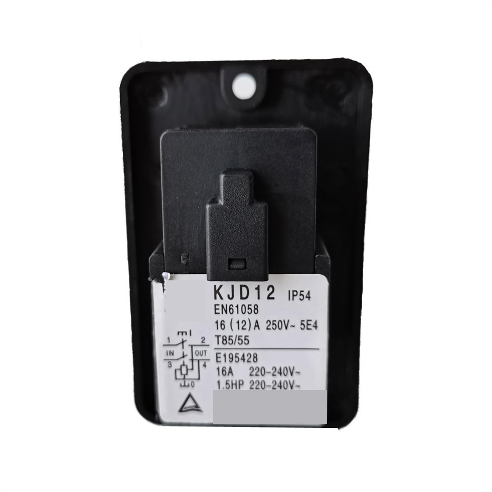 KJD12 Not-Aus Druckschalter 16A 230V – Für Tischbohrmaschinen, Sägen, Drehmaschinen