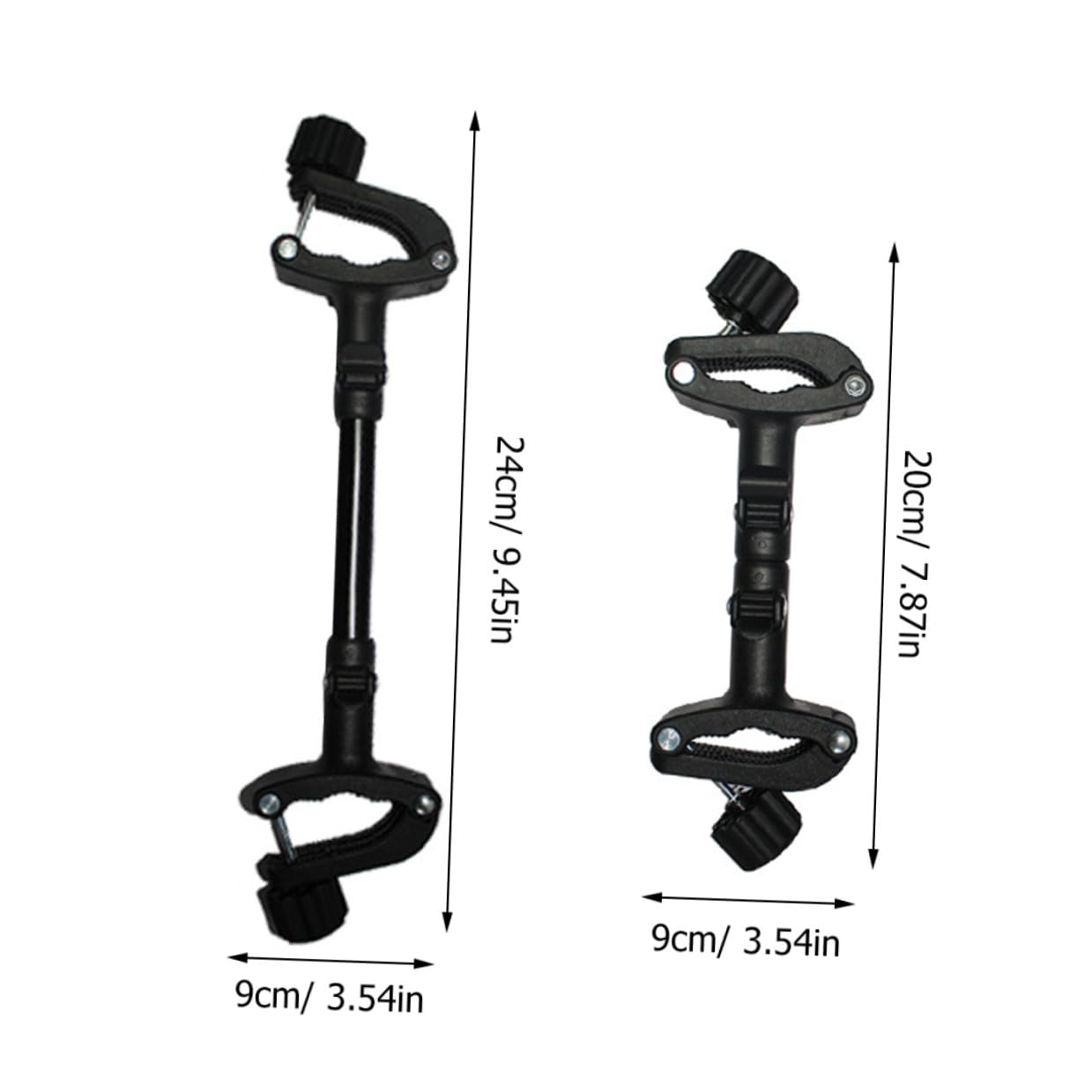 NOLITOY Conectores para Cochecito Gemelar 3 Piezas, Ajustables y Resistentes de Hierro y Plástico, para Unir Dos Cochecitos Individuales en Uno Doble, Adecuado para Uso Exterior
