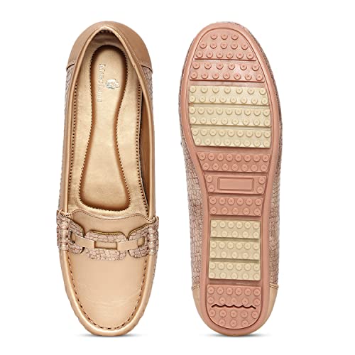 Image of Marc Loire Women Soft Comfortable Flat Loafers for Casual & Office Wear