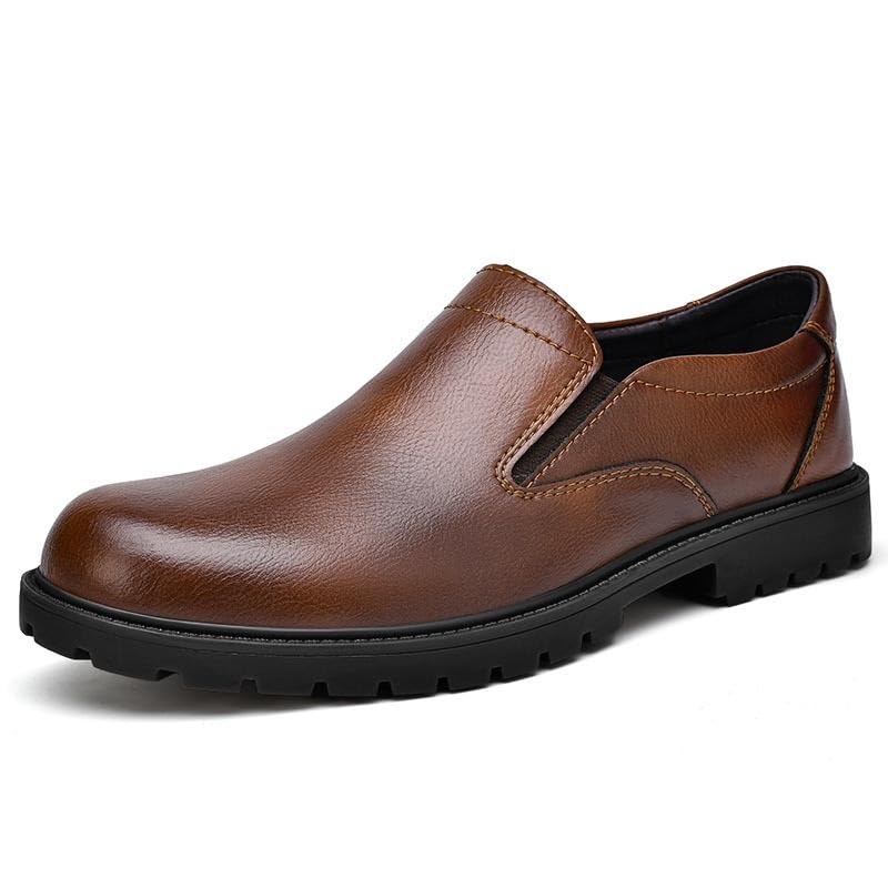 Men's Slip-On Loafers Classic Lightweight Dress Shoes Comfortable Soft Oxfords Business Casual Formal Shoes